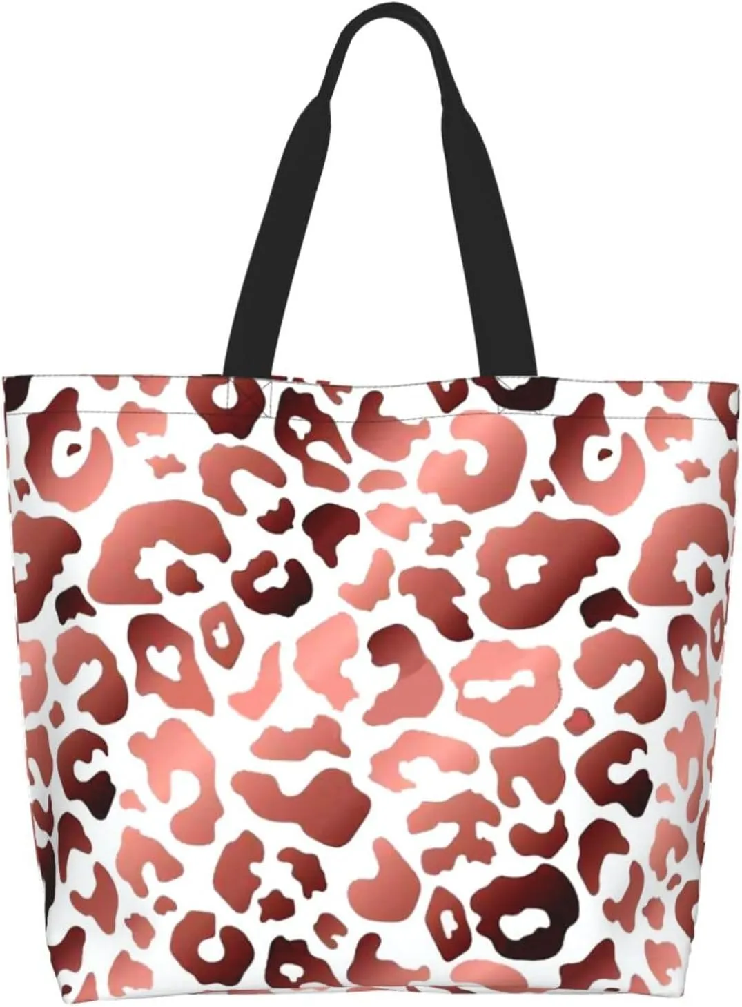 Rottweilers Dog in Ice Tote Bag Shopping Bag Portable Handbags Tote Shoulder Bucket Bags for Women