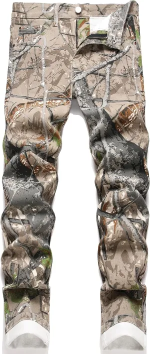 RXXKKK Men's Regular Slim Fit Jeans