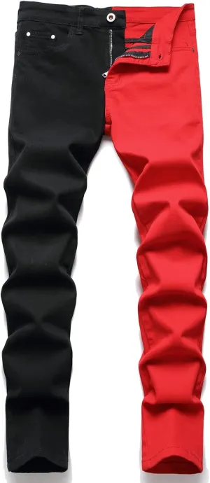 RXXKKK Men's Regular Slim Fit Jeans