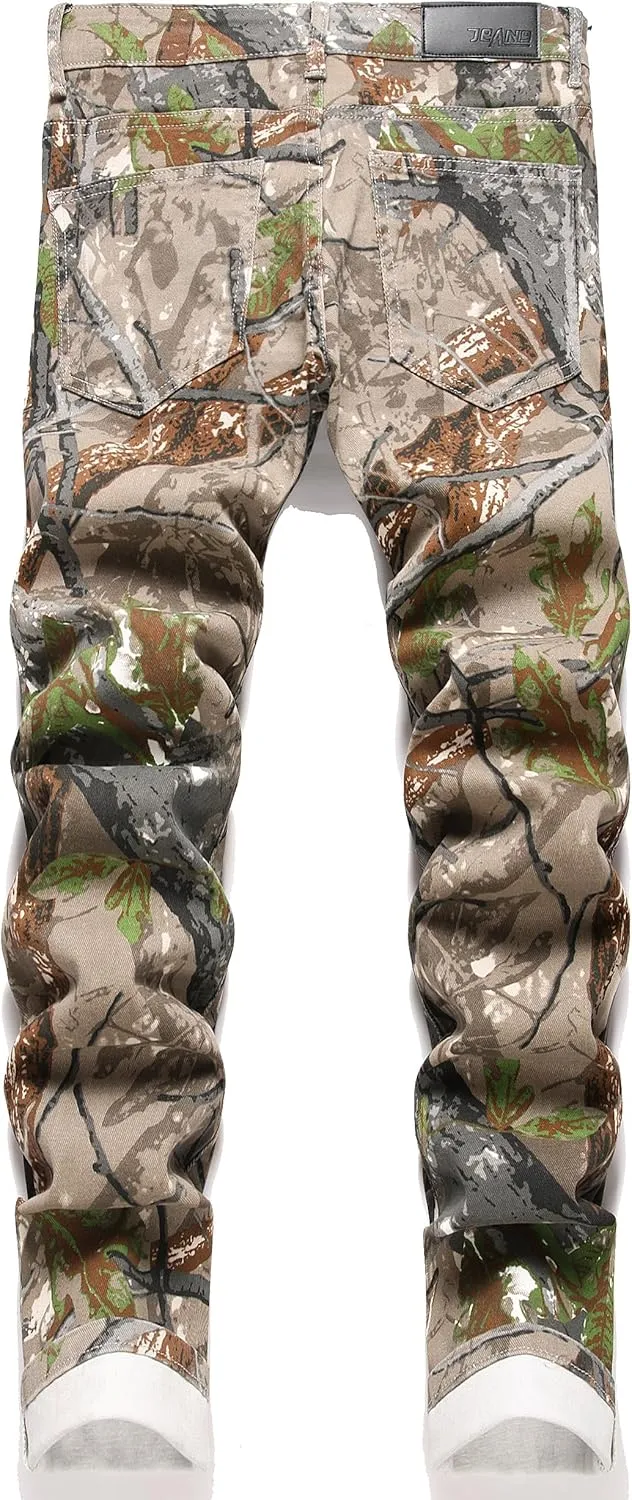 RXXKKK Men's Regular Slim Fit Jeans