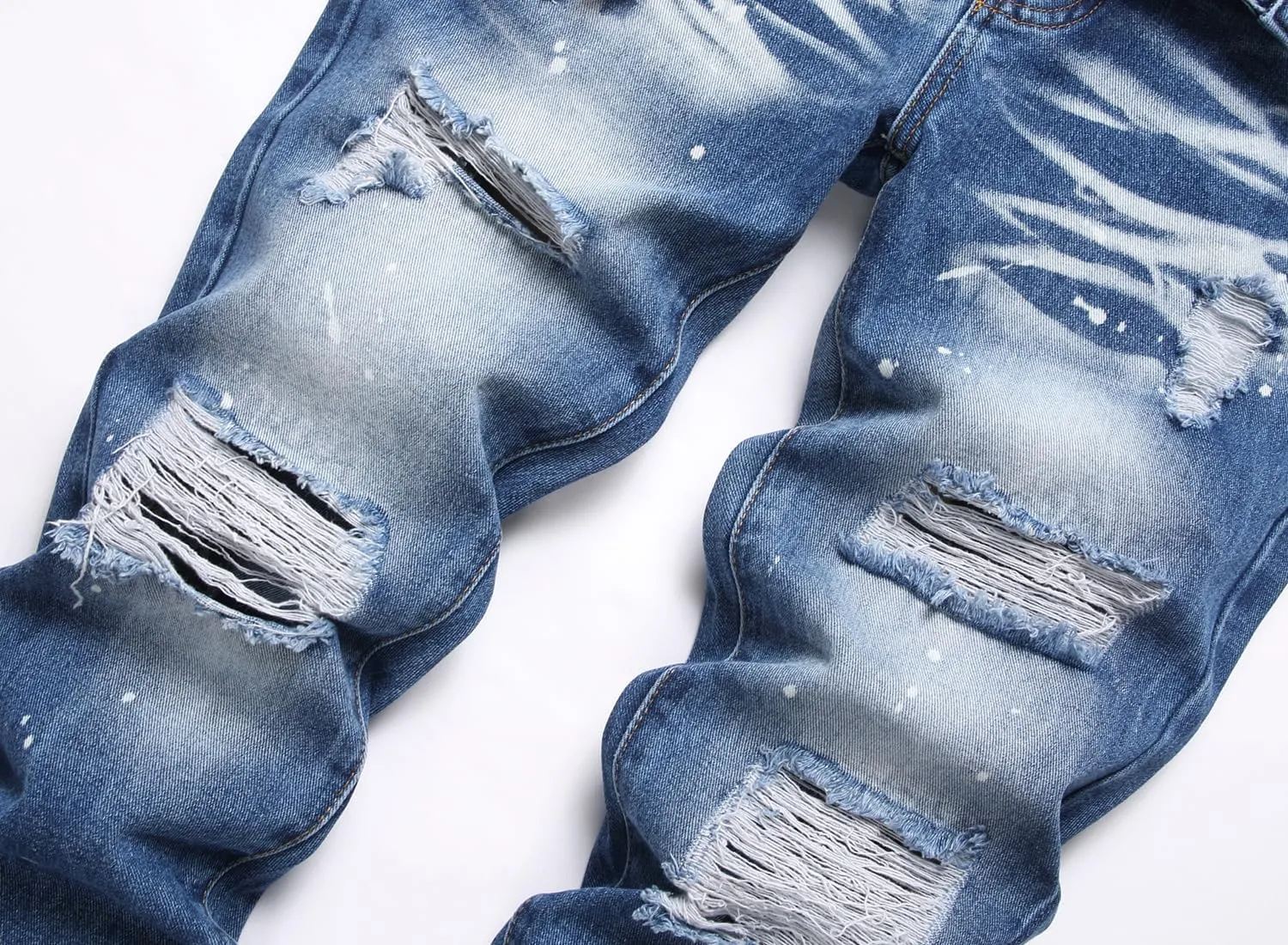 RXXKKK Men's Regular Slim Fit Jeans