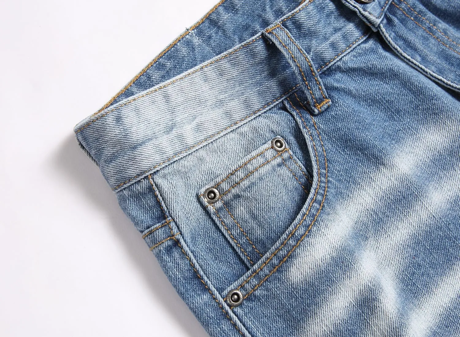 RXXKKK Men's Regular Slim Fit Jeans