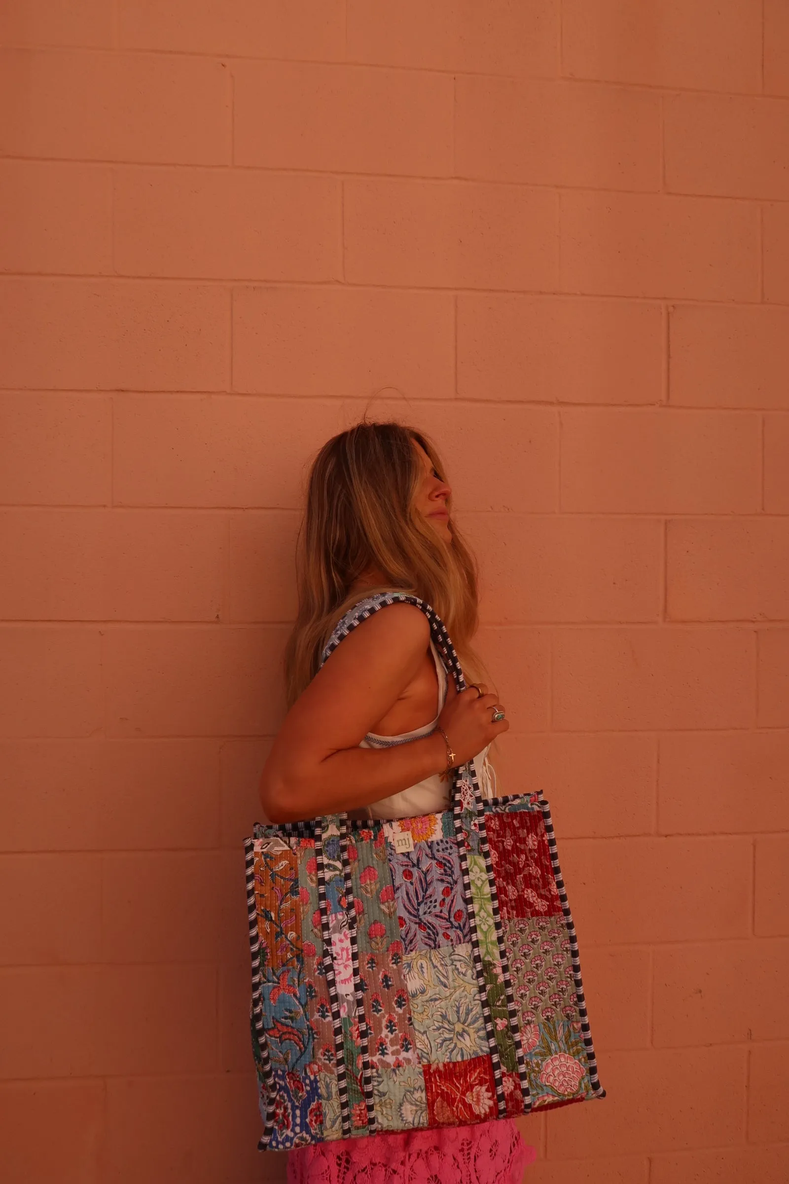 Sally Quilted Tote Bag