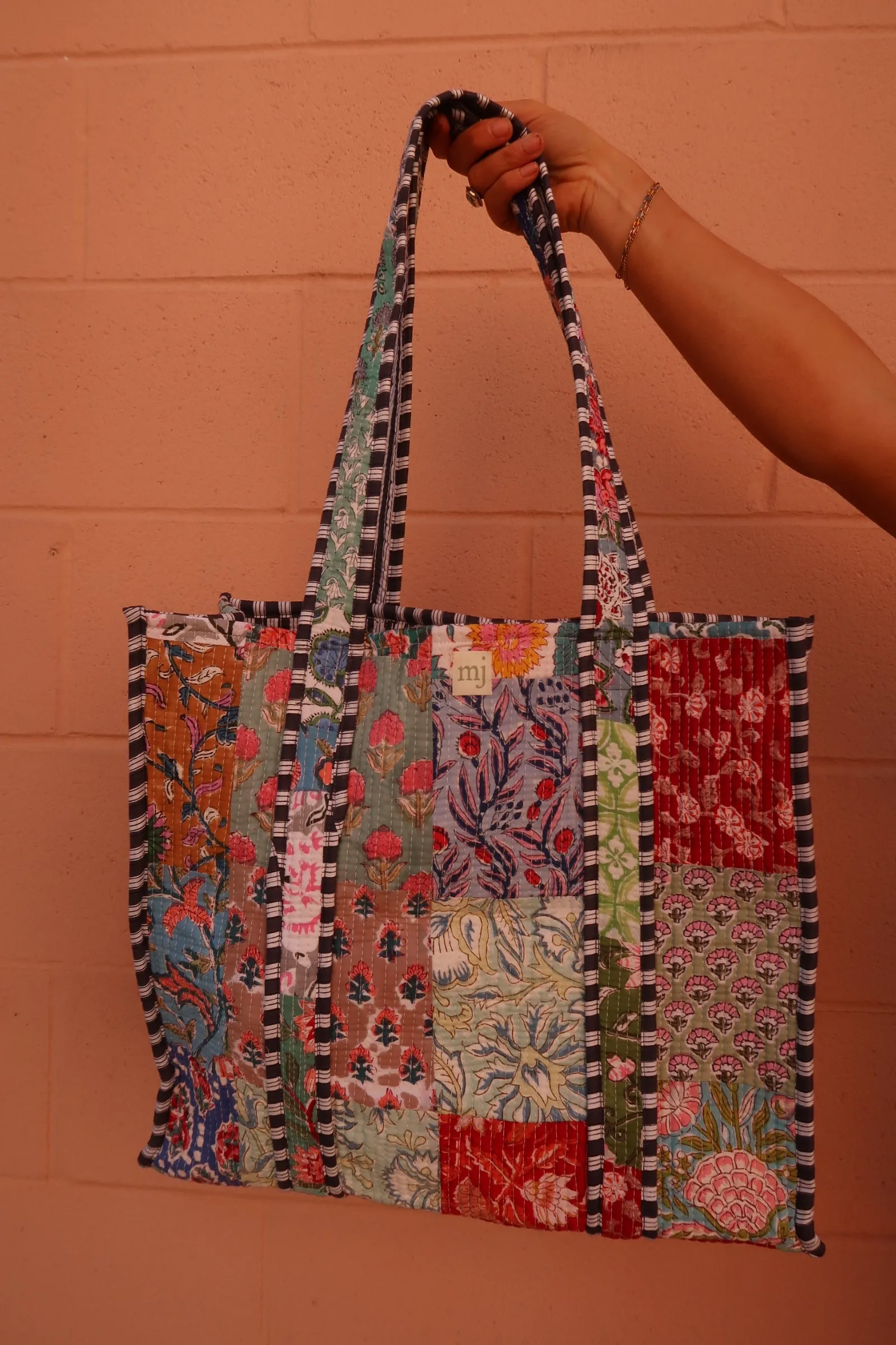 Sally Quilted Tote Bag