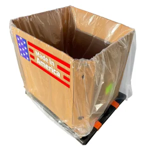 Sandbaggy Gaylord & Tote Bin Liners | Made in USA | Liners Fits Boxes Up to 55" x 55" x 75" | Built w/ 1 Month UV | Heavy Duty 1.5 Mil Thick (Pack of 250)