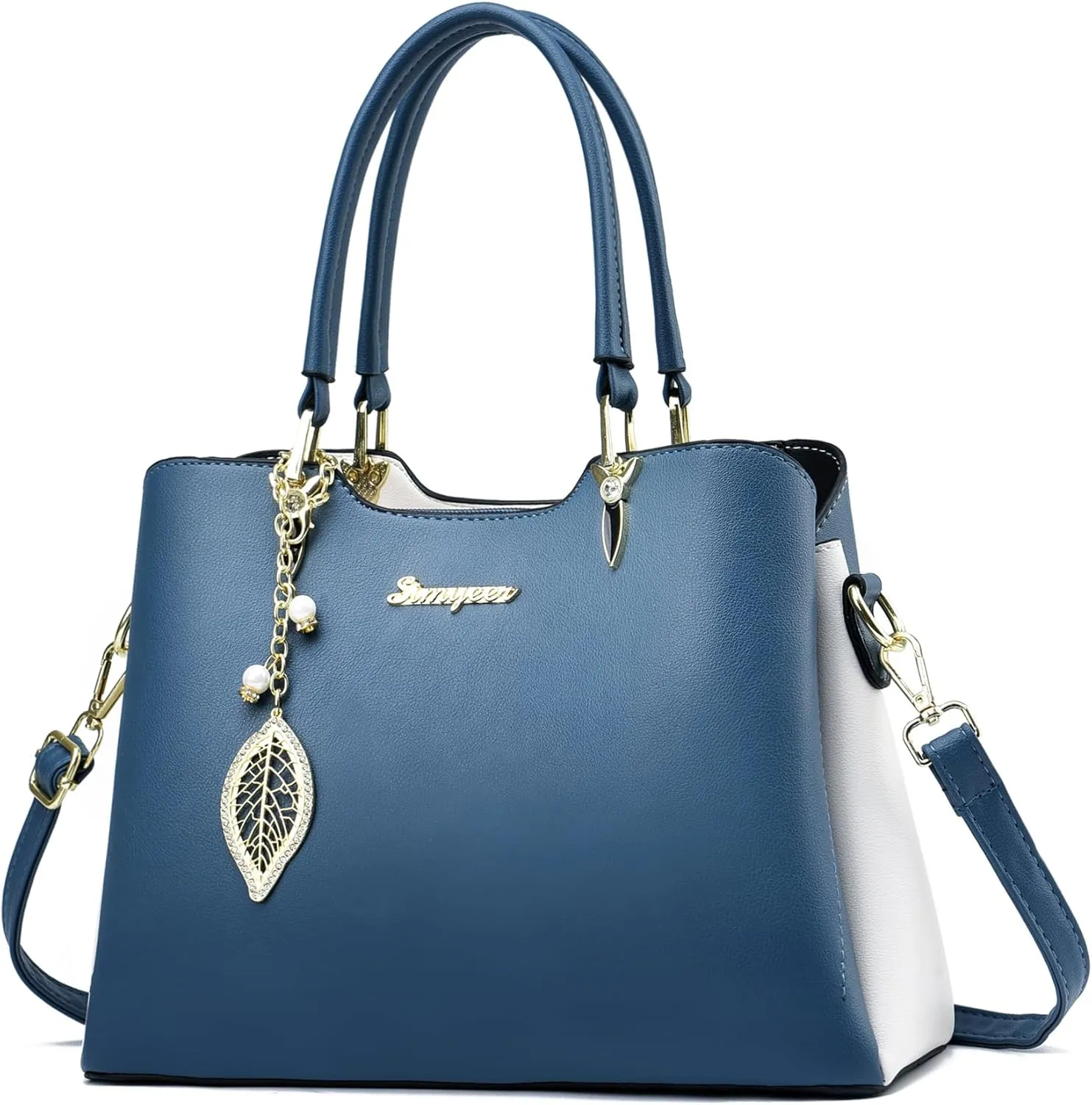 Satchel Purses and Handbags for Women PU Leather Tote Top Handle Shoulder Bags Ladies Crossbody Bags