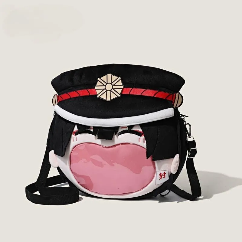 Satoru Gojo Kozume Kenma Anime Ita Bag Kawaii Cute Backpack Messenger Clear Shoulder Bags Pin Display Bag, Yugi Amane, Small