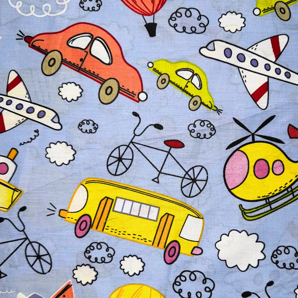 Sheeting Poly Cotton Kiddies Transport