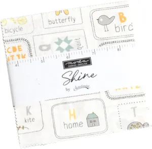 Shine Charm Pack by Sweetwater; 42-5" Precut Fabric Quilt Squares