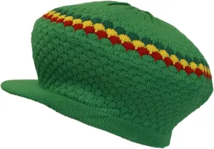 Shoe String King SSK Rasta Knit Tam Hat Dreadlock Cap. Multiple Designs and Sizes.