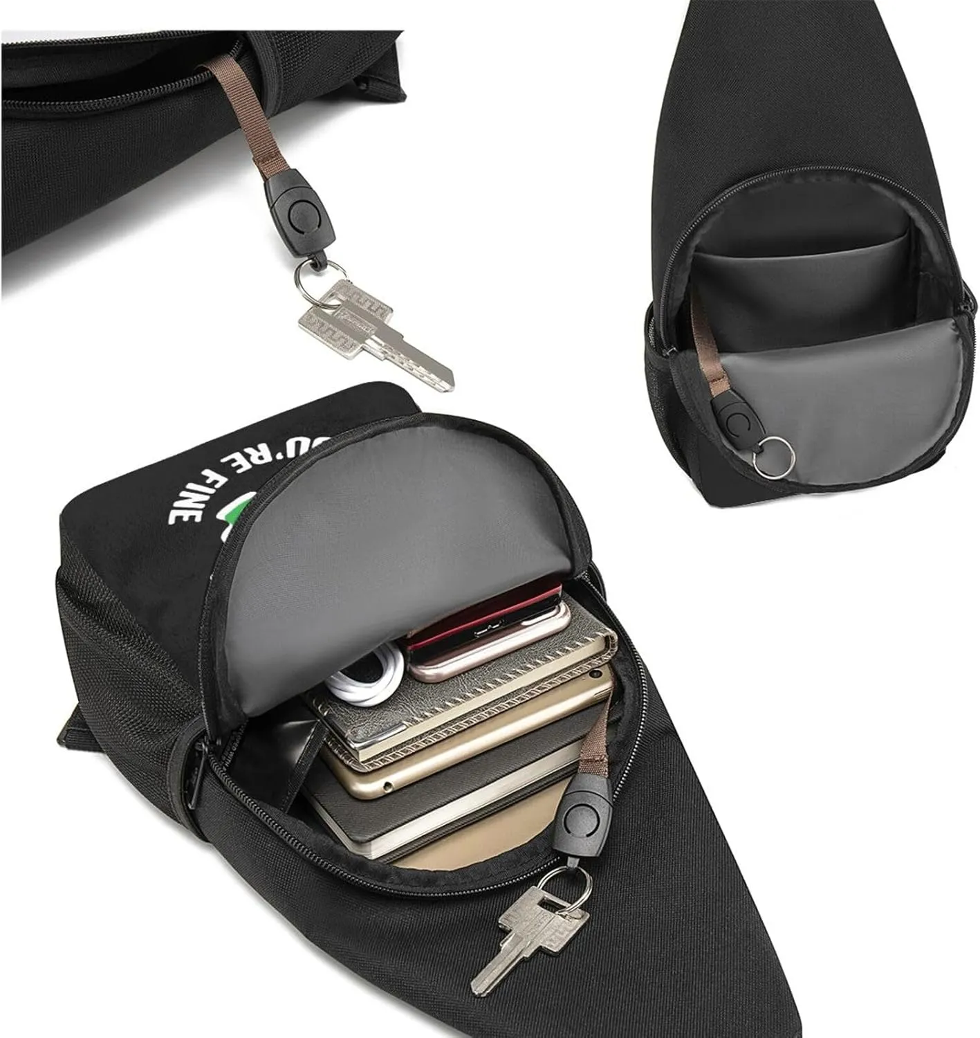 Shut up Liver You're fine Chest Pack Leisure Shoulder Crossbody Chest Bag
