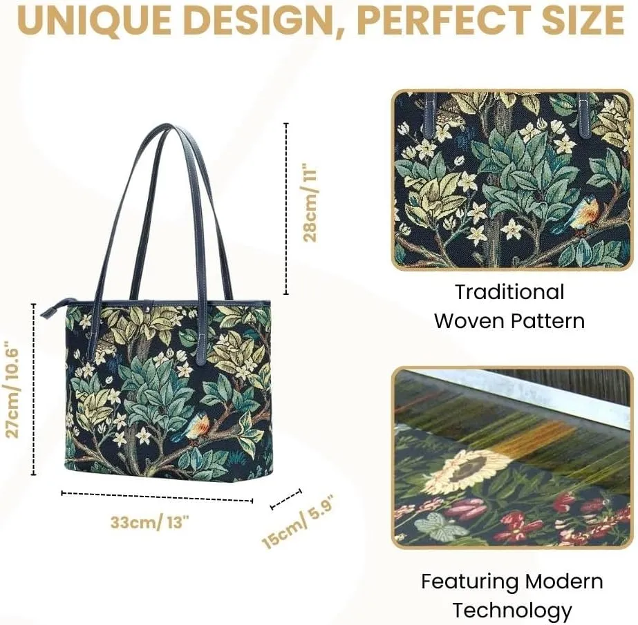 Signare Tapestry Shoulder Bag Tote Bag for Women with Travel or Work Tote Bags for Women