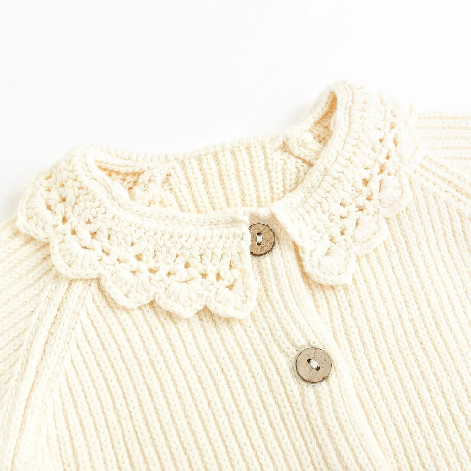 Simplee kids Baby Cardigan Cable Knit Toddler Cardigan Long Sleeve Fall Winter Open Front Knit Sweaters