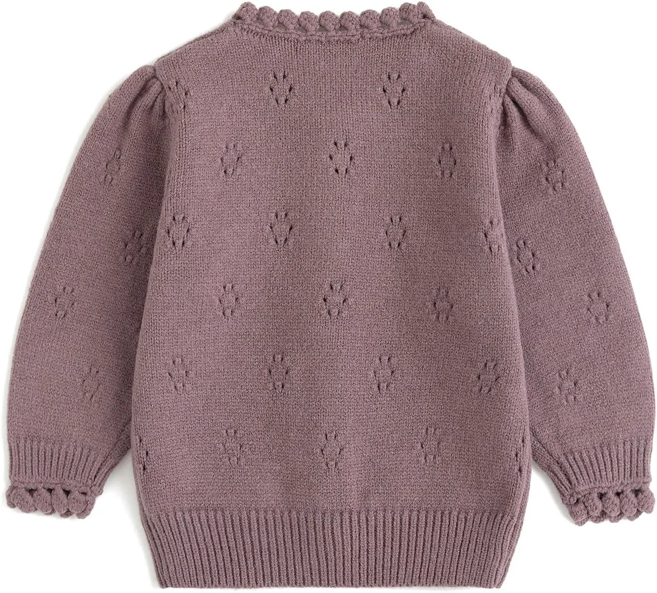 Simplee kids Baby Cardigan Cable Knit Toddler Cardigan Long Sleeve Fall Winter Open Front Knit Sweaters