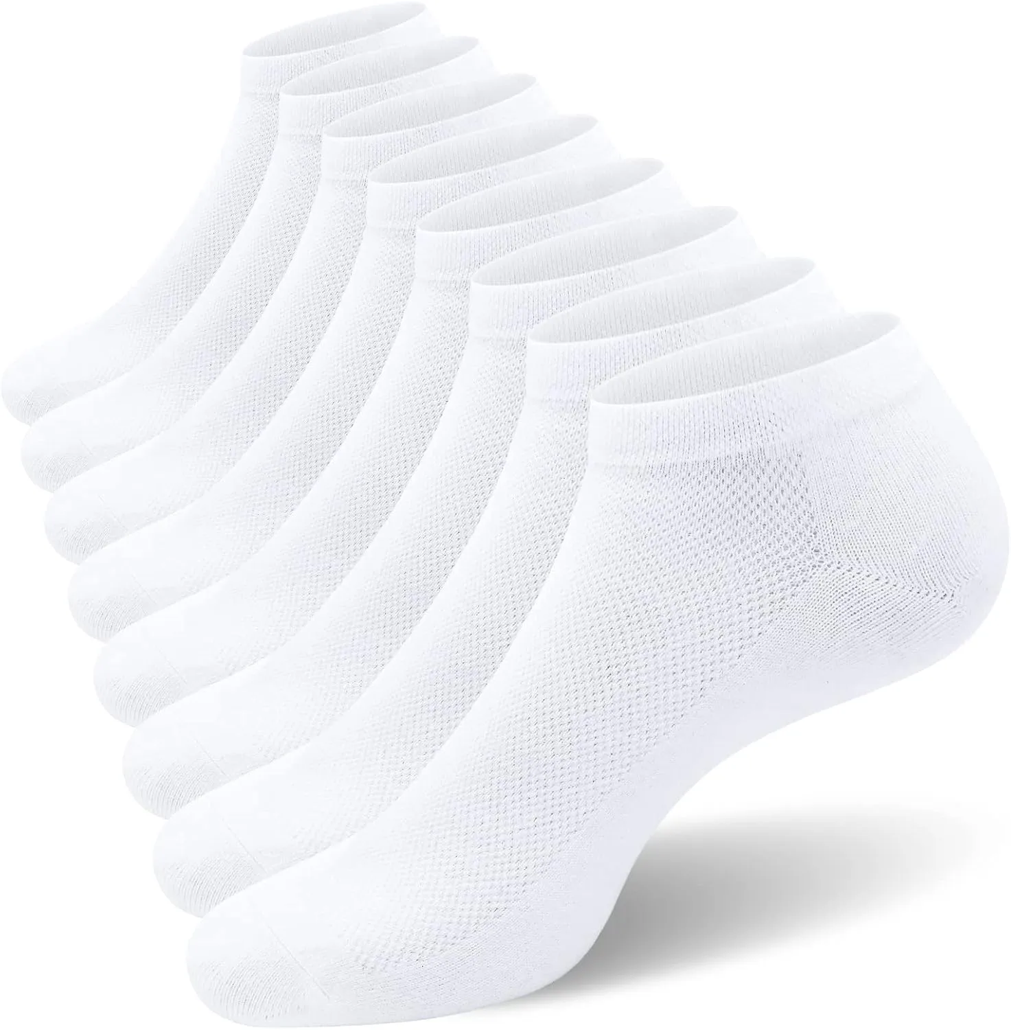 SIXDAYSOX 8/6 Pack Mens Ankle Socks Low Cut Comfort Casual Socks Size 10-13/13-15