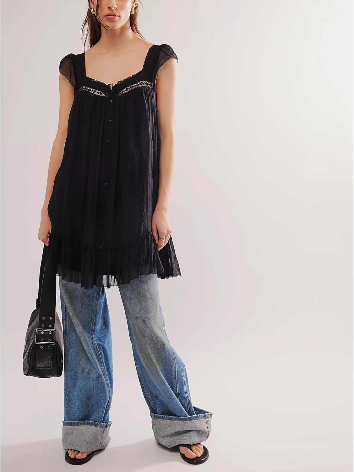 Slip Lace Mini Dress for Women Y2k Sleevelss Backless Flowy Short Tunic Dress Lingerie Nightgown Going Out Dresses