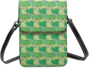 Small Crossbody Bags for Women, Leather Crocodile And Bush Cell Phone Cross Body Bag Wallet Purses