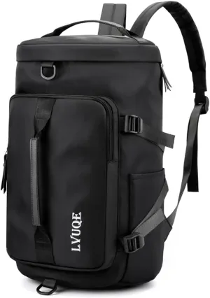 Sport gym bag,duffel bag with shoe compartment foldable training handbag for men and women – sport travel bag overnight weekend shoulder weight dry bag -Waterproof Dry Wet Separated Gym Bags