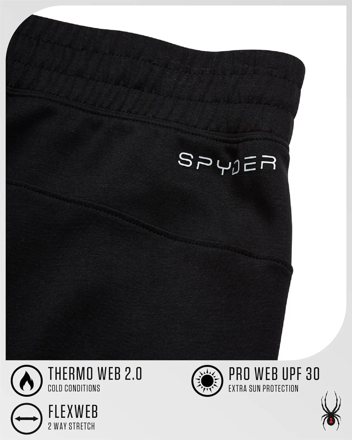 Spyder Women's Wide Leg Pants - Cozy Harmony Soft Scuba Double Knit Casual Sweatpants with Drawstring Waistband (Sizes: S-XL)