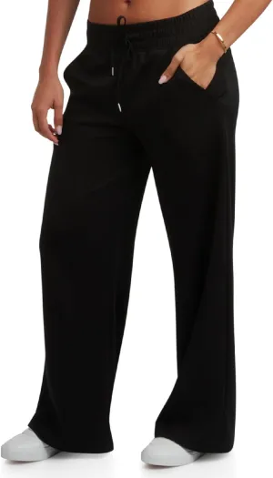 Spyder Women's Wide Leg Pants - Cozy Harmony Soft Scuba Double Knit Casual Sweatpants with Drawstring Waistband (Sizes: S-XL)