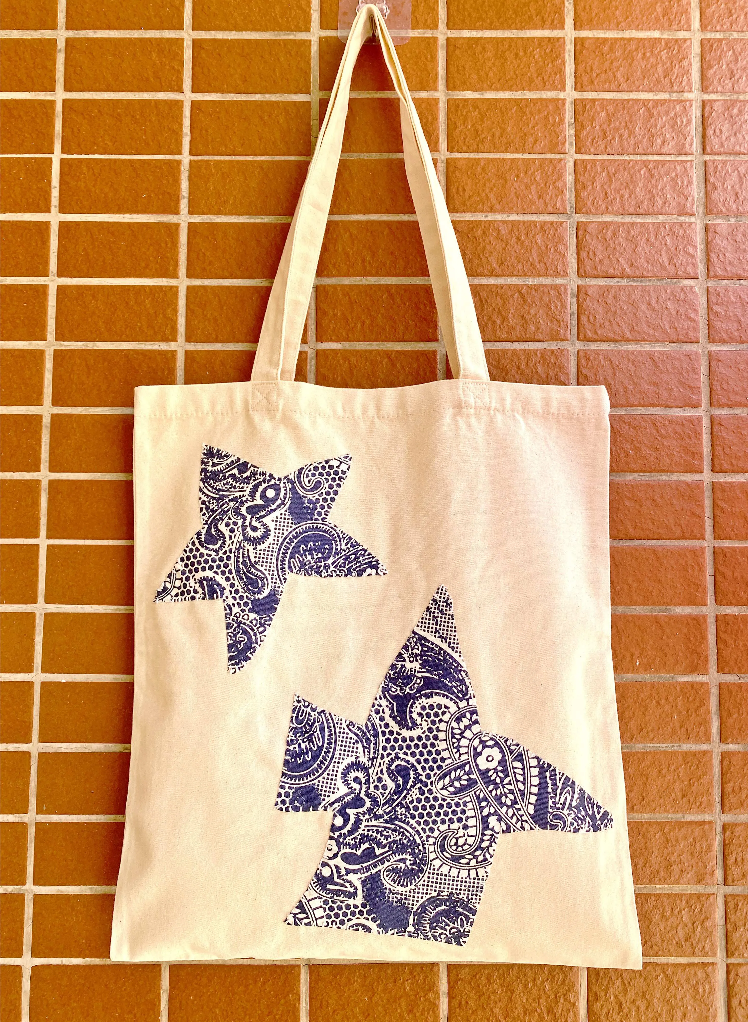 Star Patchwork Tote Bag