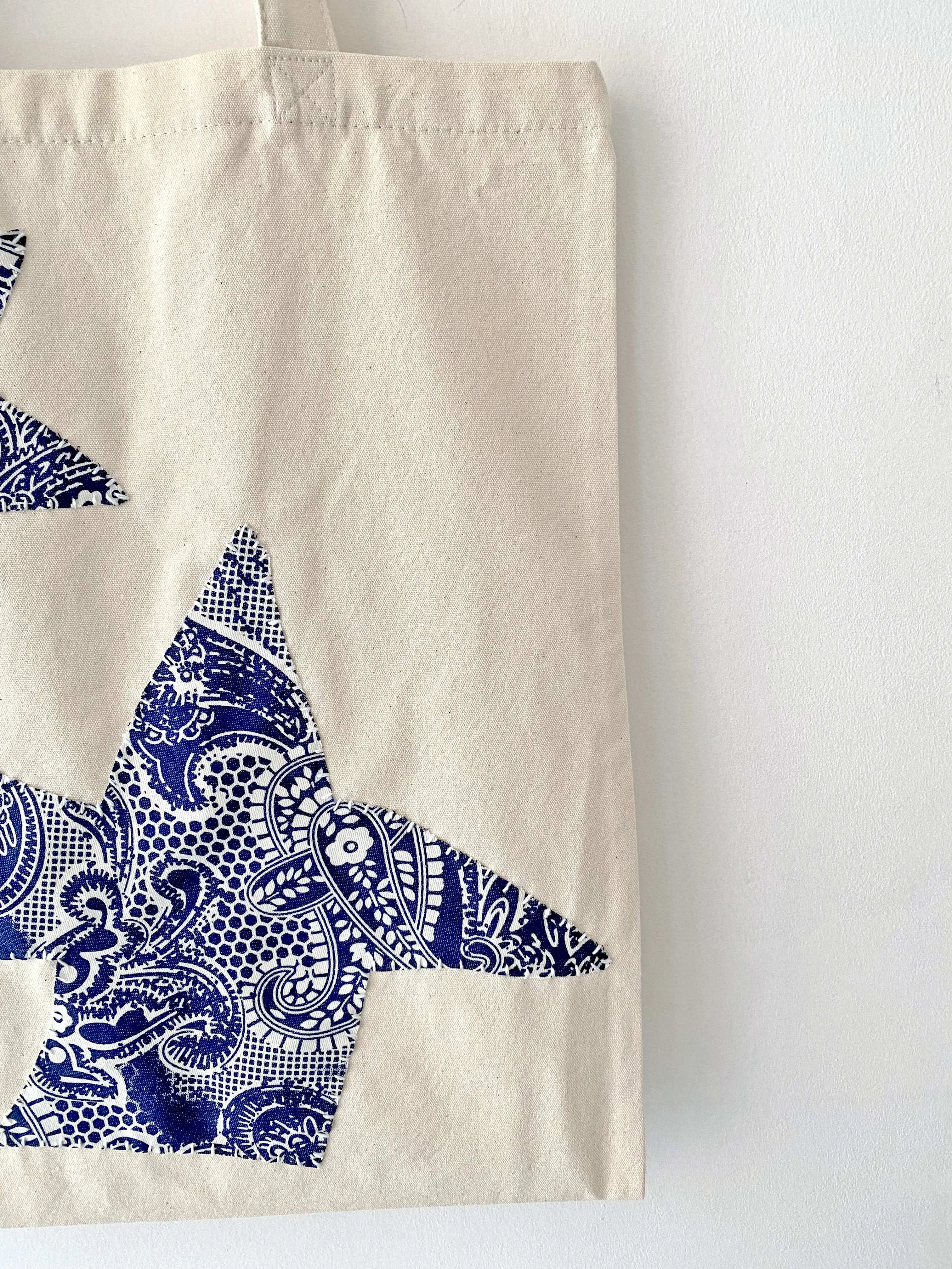 Star Patchwork Tote Bag