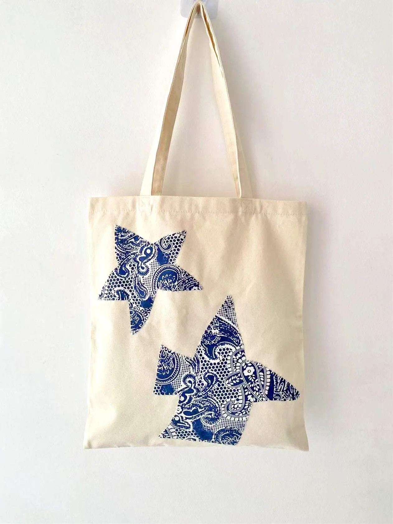 Star Patchwork Tote Bag