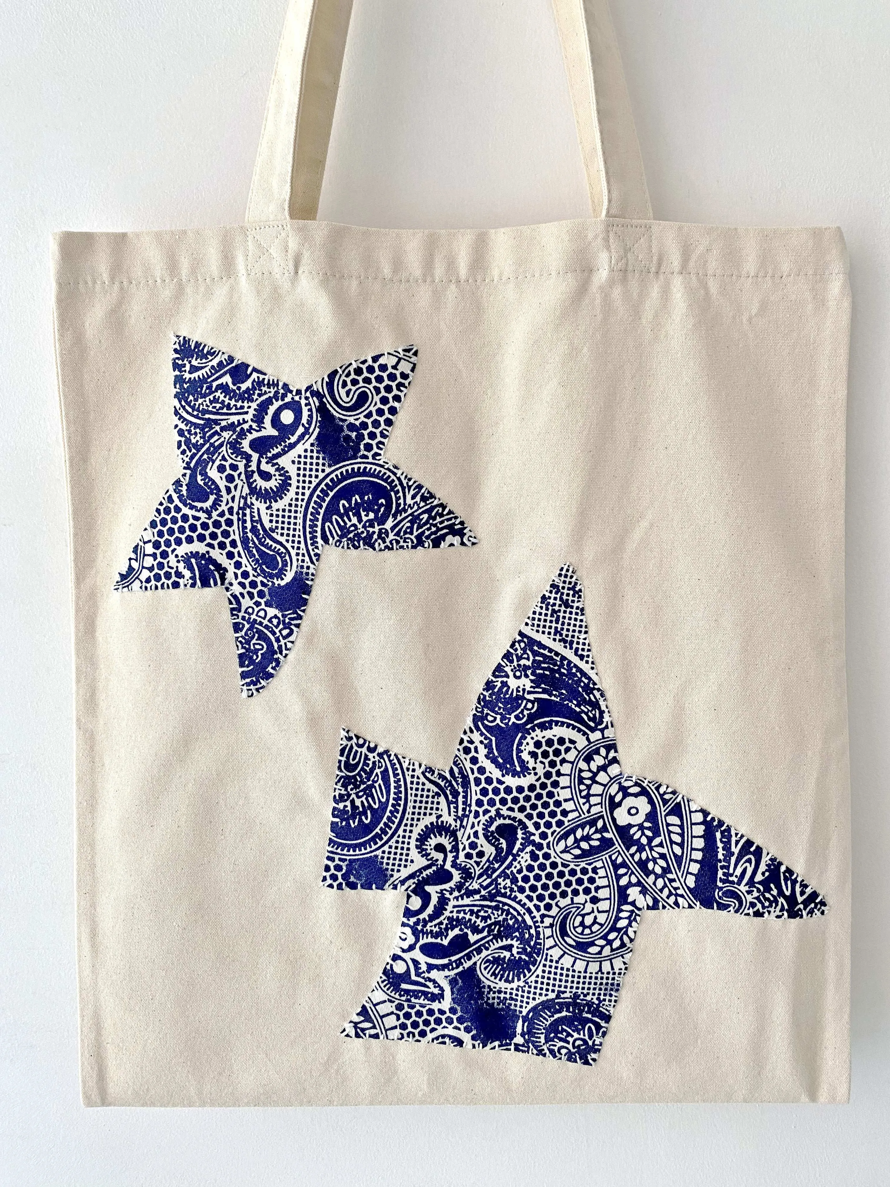 Star Patchwork Tote Bag