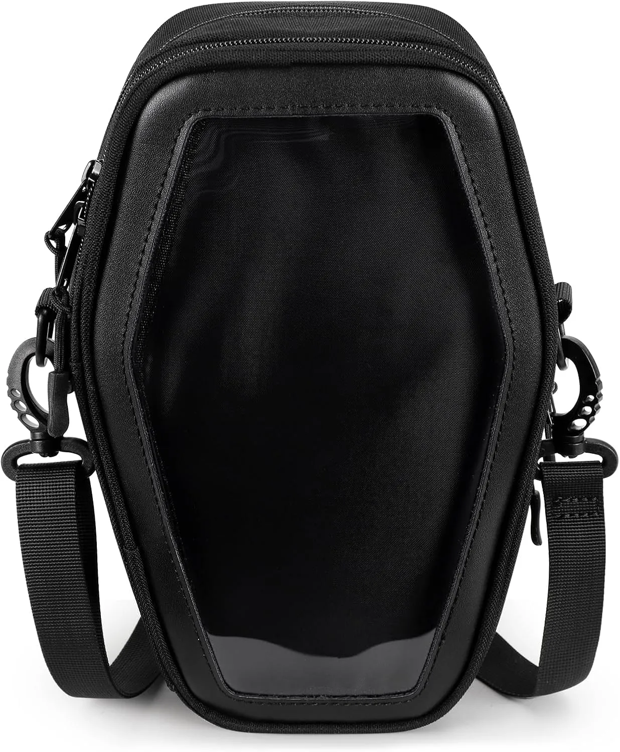 STEAMEDBUN Ita Coffin Purse with Insert Gothic Crossbody Bag for Halloween