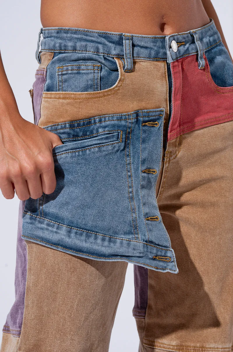 SUPERNATURAL PATCHWORK JEANS