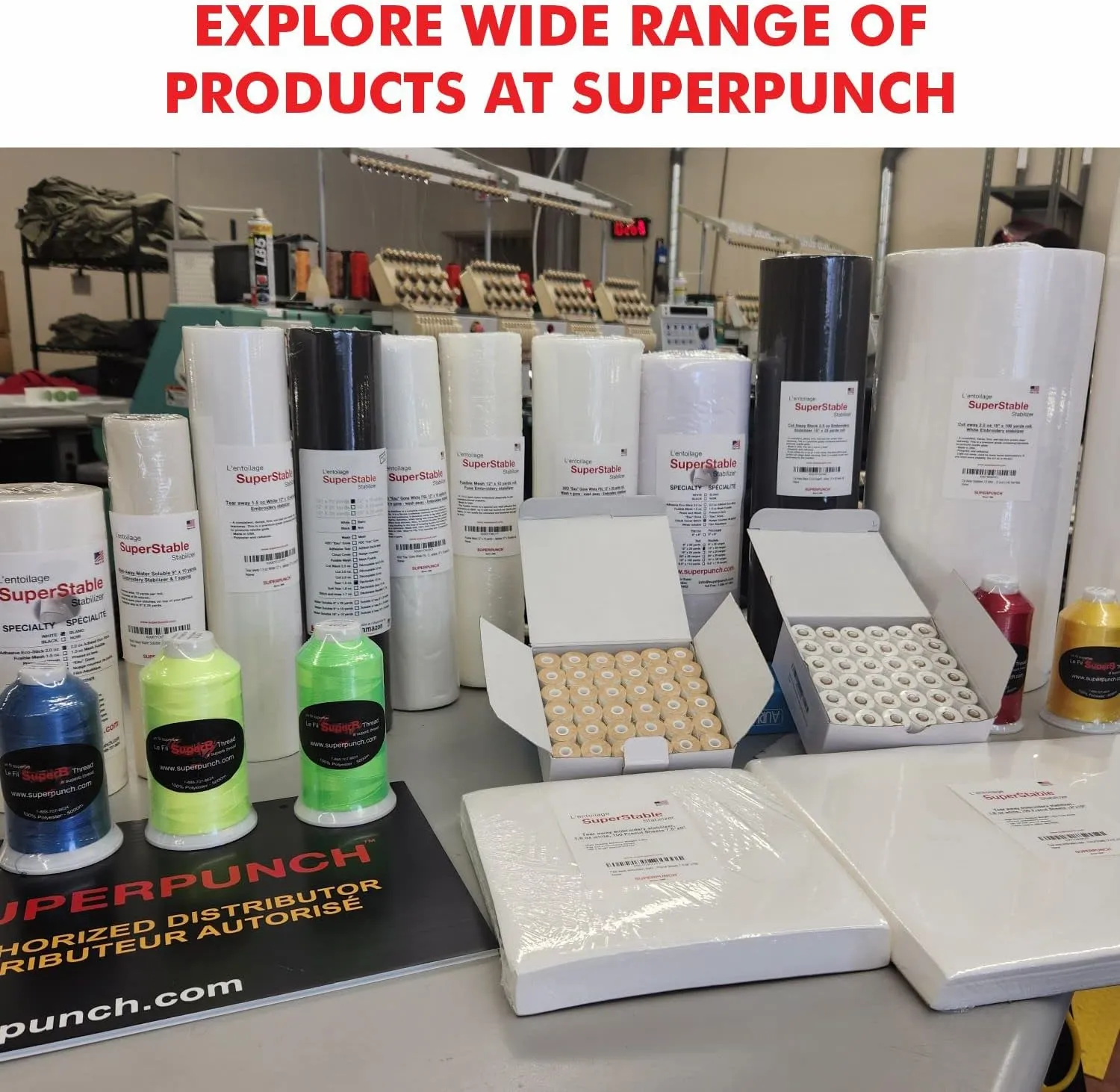 Superpunch Cutaway 2.0 Oz Stabilizer for Embroidery Machines- 7.5 x 8 inches, White SuperStable Embroidery Stabilizer Backing, Cut Away Embroidery Stabilizers 100 Precut Stabilizer Sheets,Made in USA