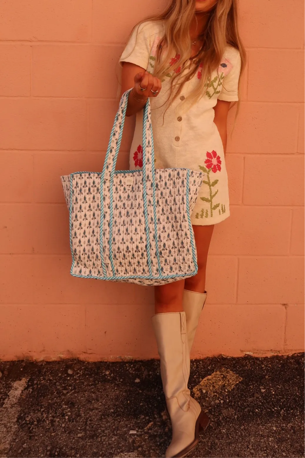 Susie Quilted Tote Bag