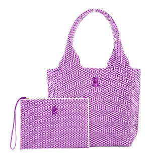 Sutton City Tote - Purple Diamond - Medium