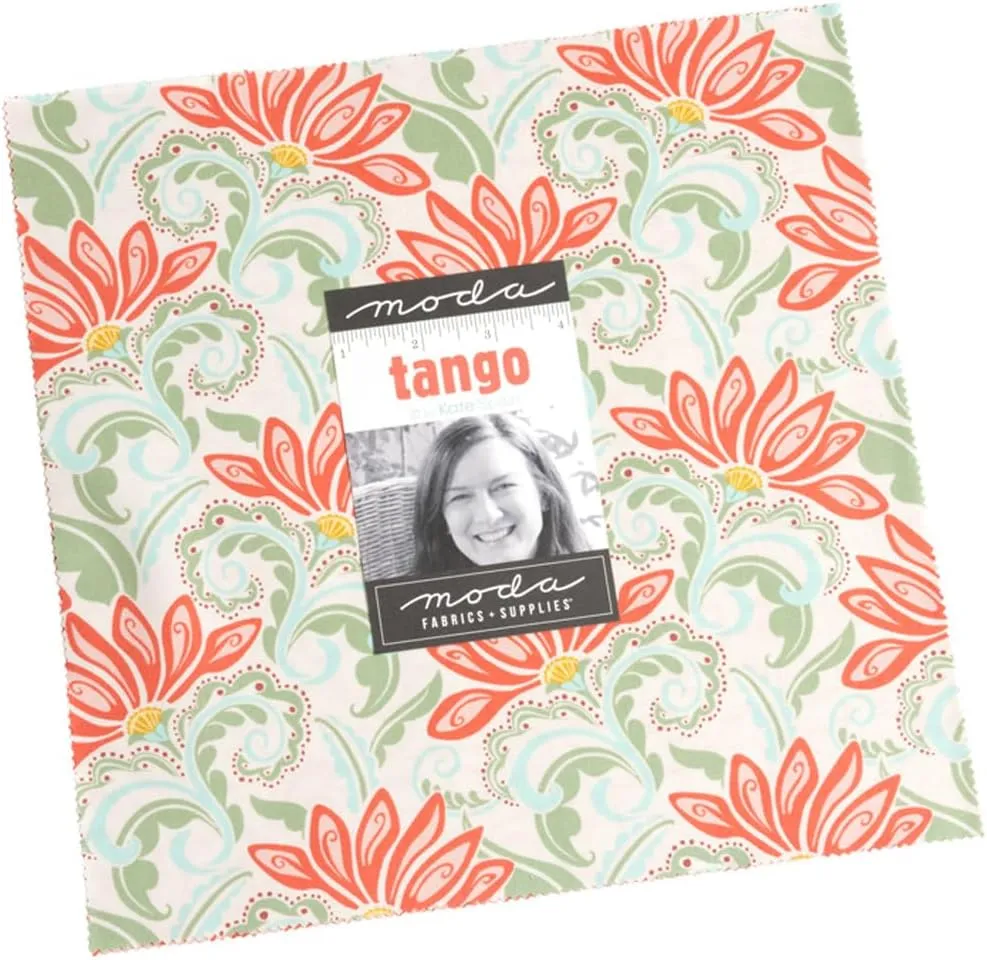 Tango Layer Cake®, 42-10" Precut Fabric Quilt Squares by Kate Spain