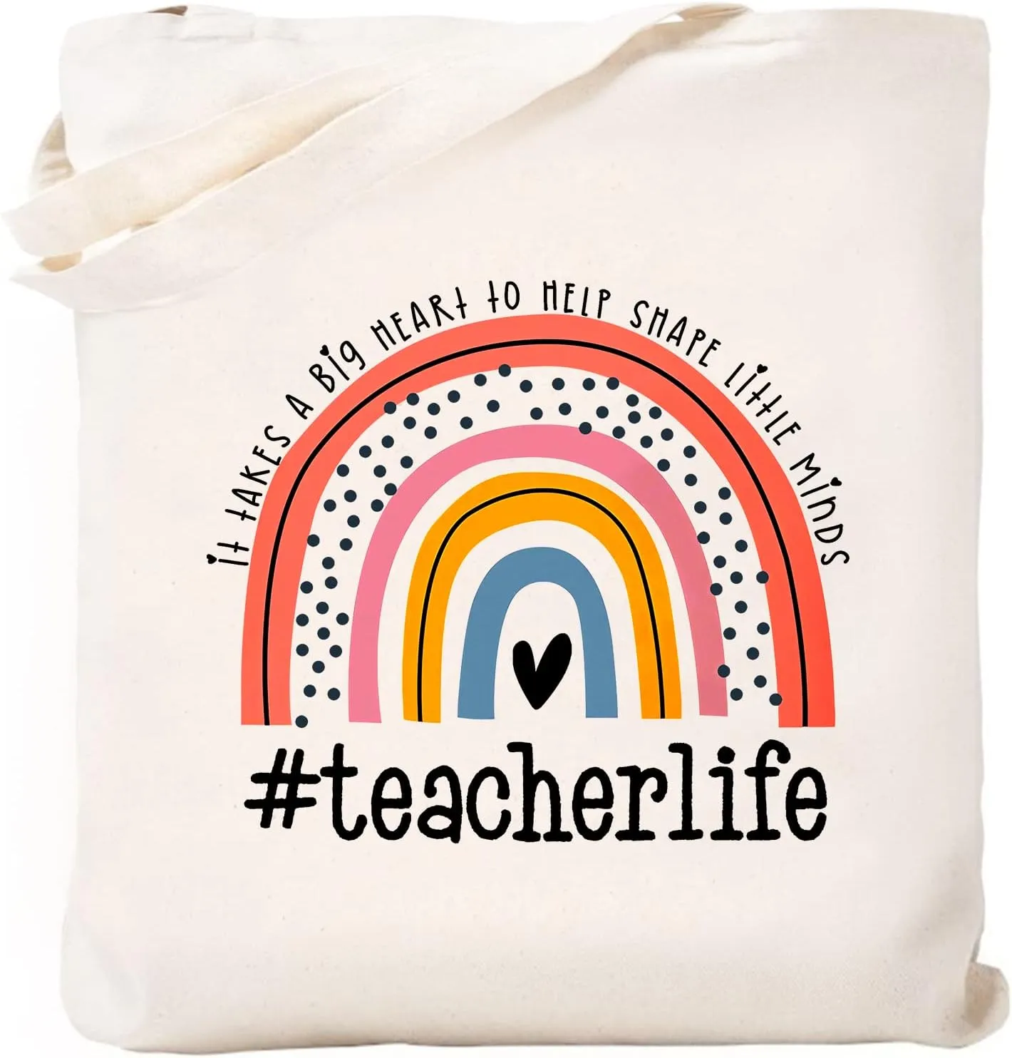 Teacher Appreciation Gifts School Canvas Tote Bags Aesthetic Travel Beach Bag Summer Reusable Grocery Shopping Bag