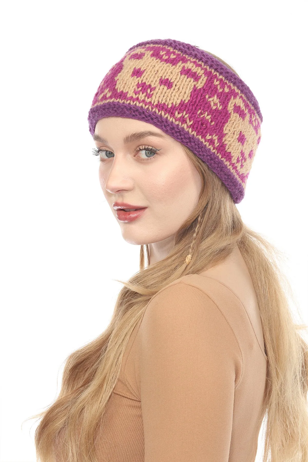 Teddy Bear Knit Headband