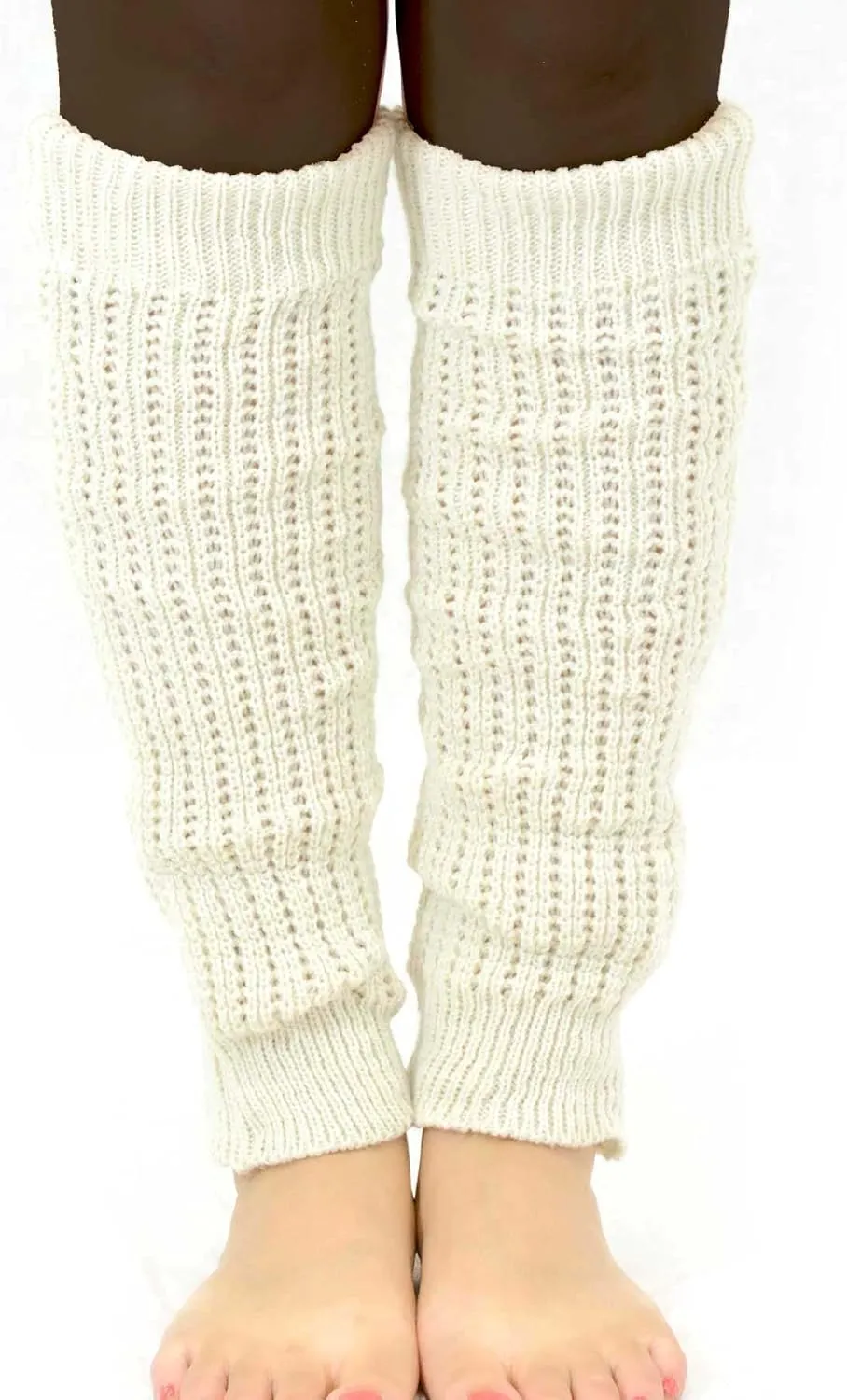 TeeHee Knee Leg Warmers, Extra Long Thigh High Leg Warmers, Boot Cuffs for Women Multipairs Gift for Her
