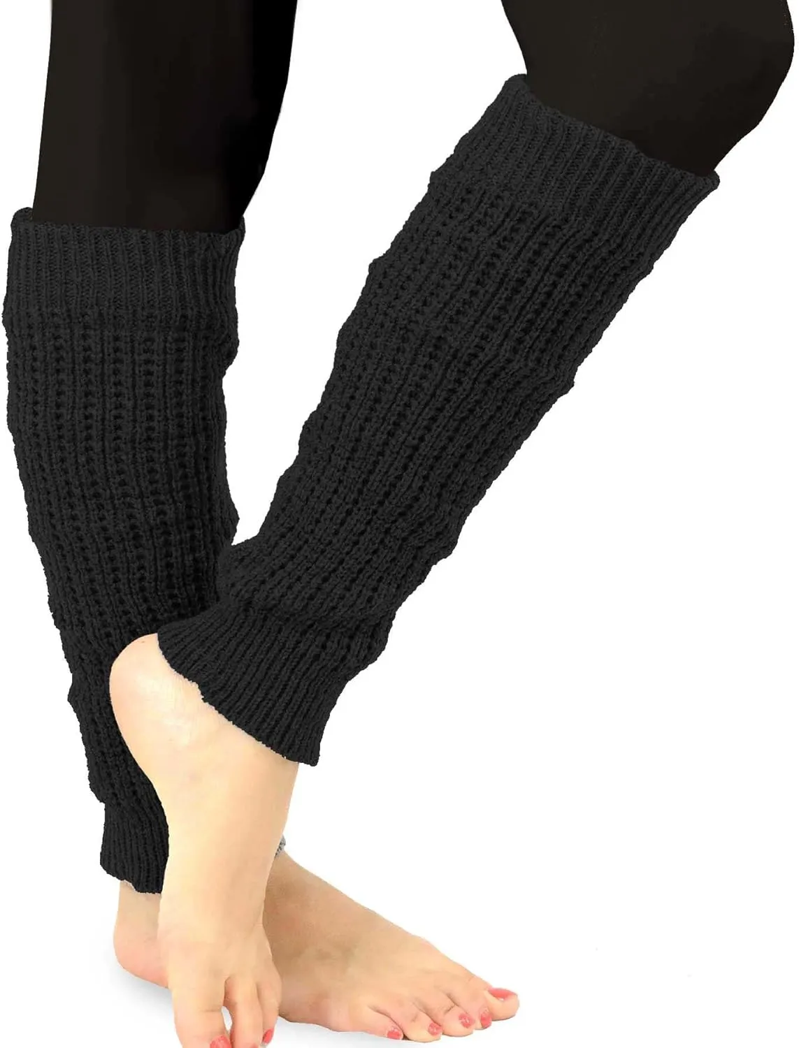 TeeHee Knee Leg Warmers, Extra Long Thigh High Leg Warmers, Boot Cuffs for Women Multipairs Gift for Her