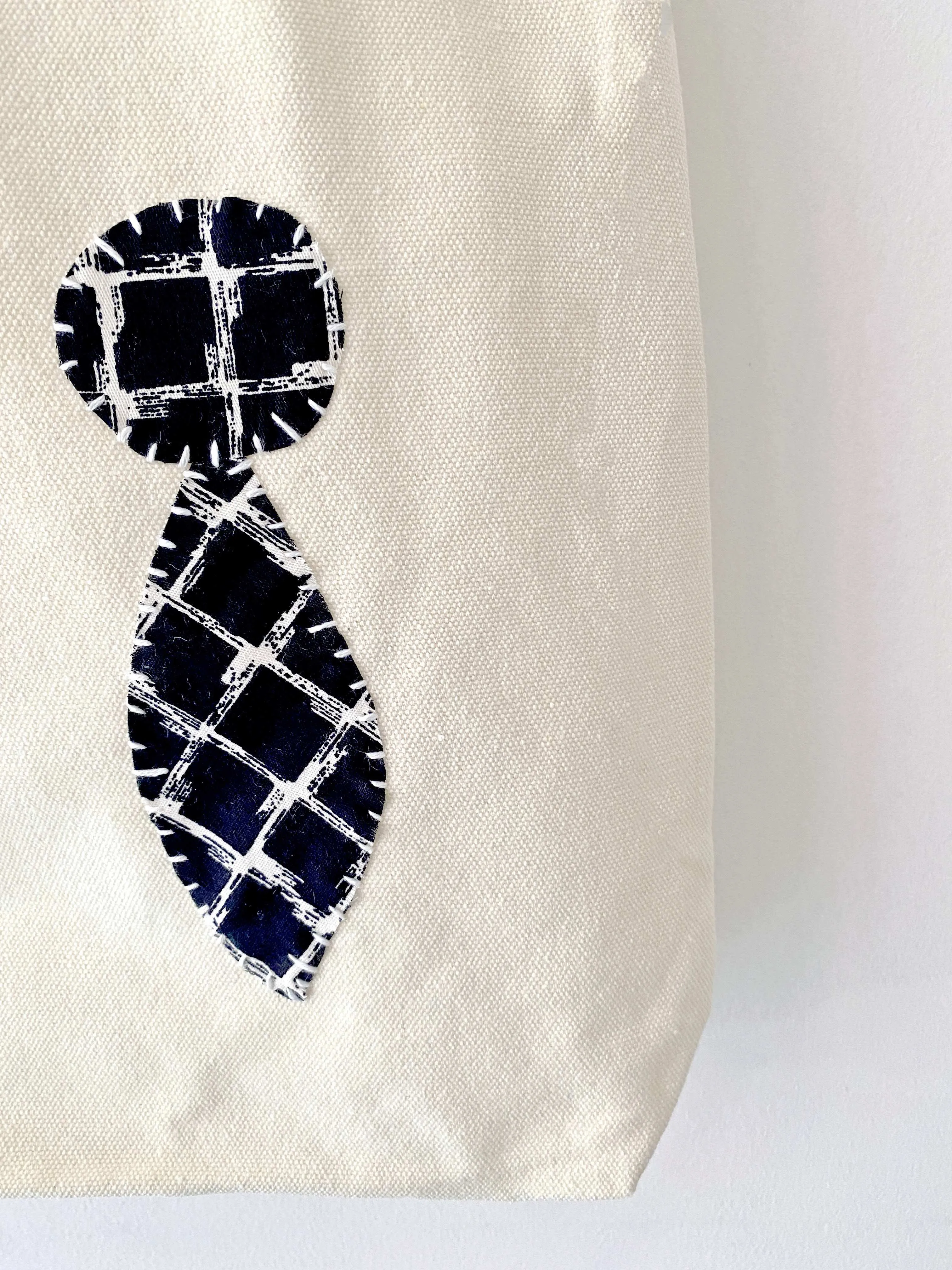 Textile Art Canvas Bag