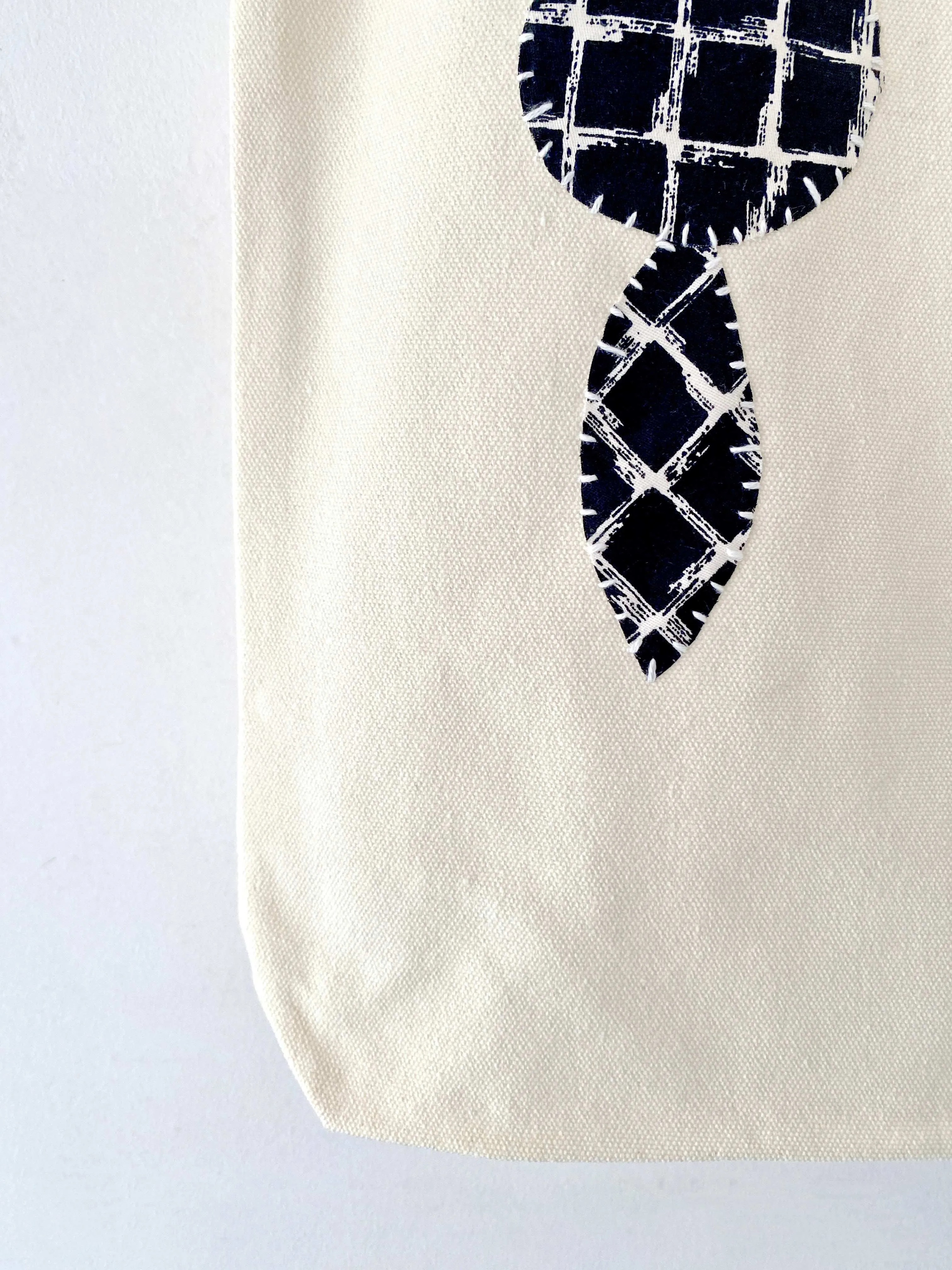 Textile Art Canvas Bag