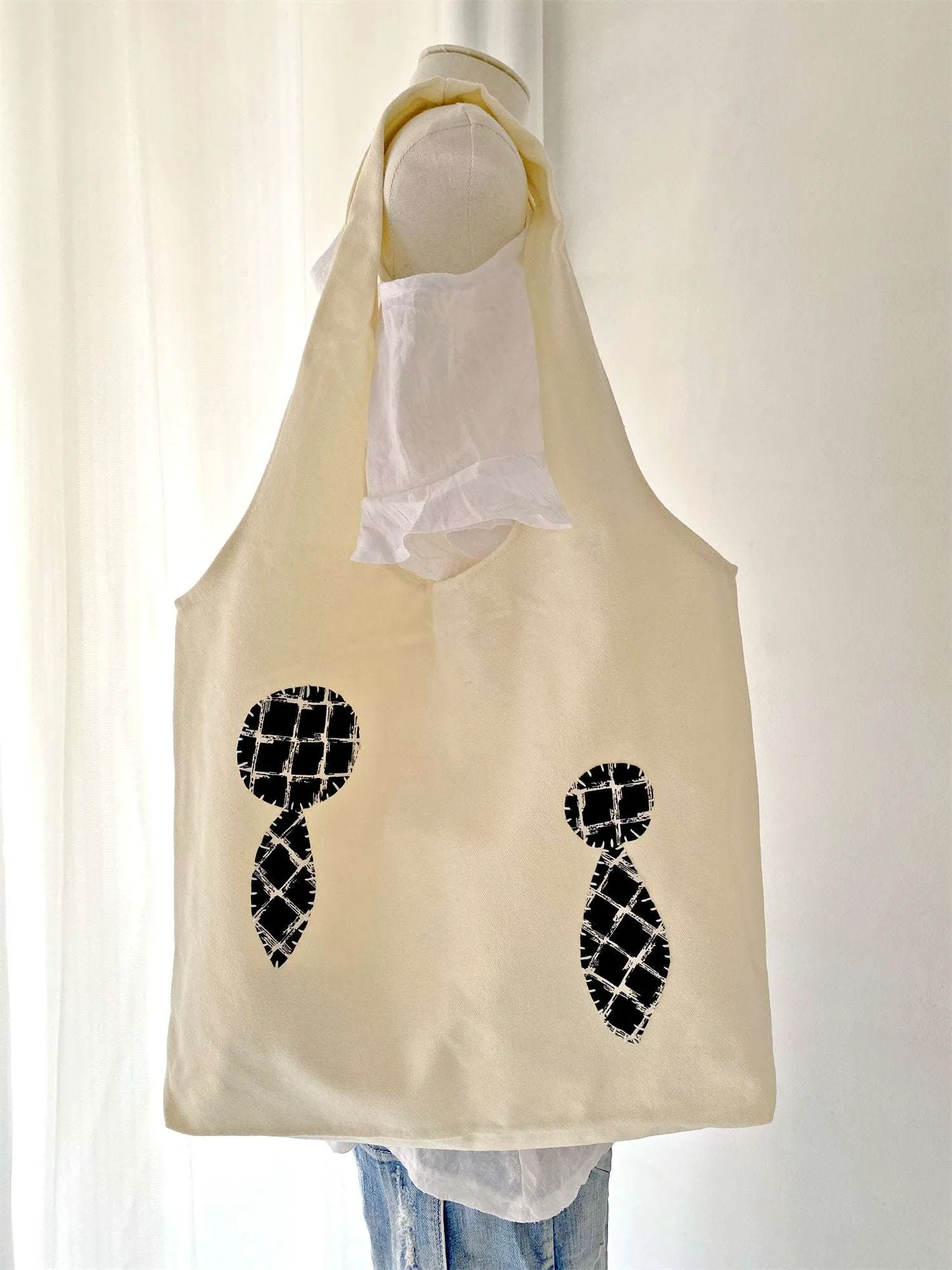Textile Art Canvas Bag