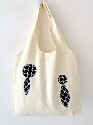 Textile Art Canvas Bag