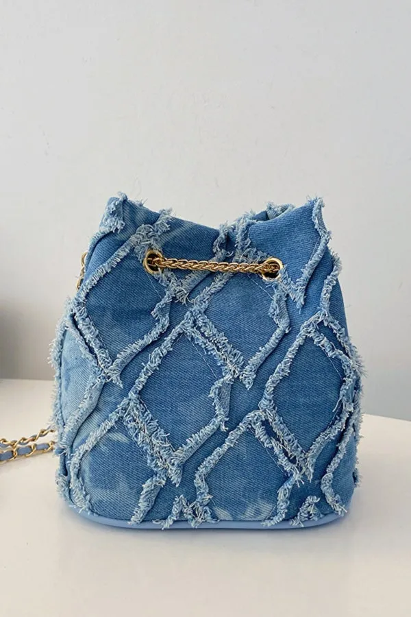 The Denim Bucket Bag