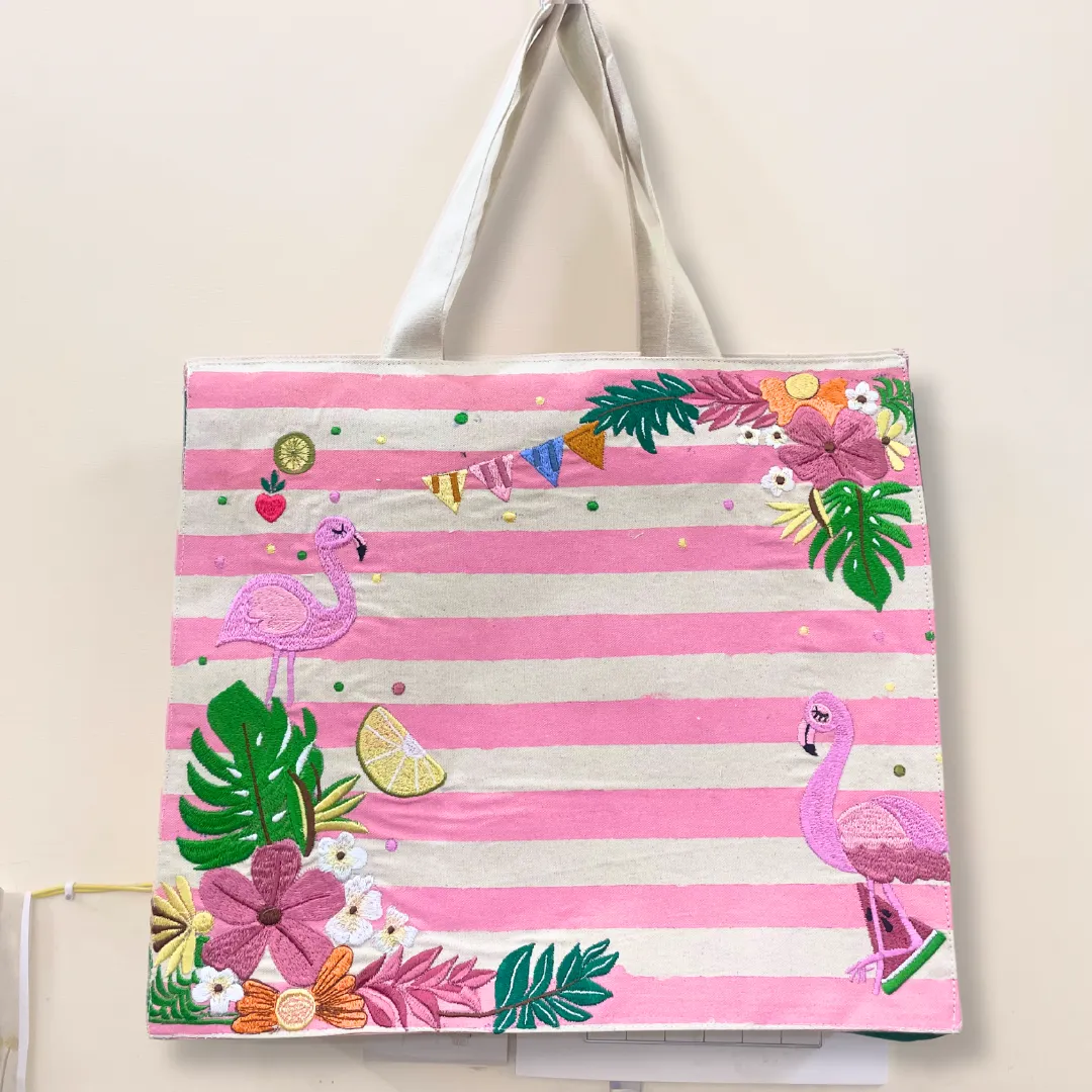 The Flamingo Box tote bag