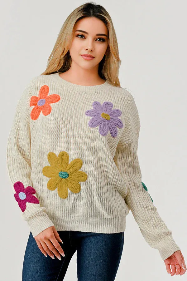 The Flower Power Sweater