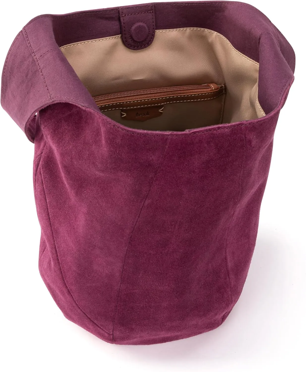 The Sak 120 Hobo Bag - Large Women's Purse & Shoulder Bag - Handbag With Back Zipper Pocket and Magnetic Snap Closure