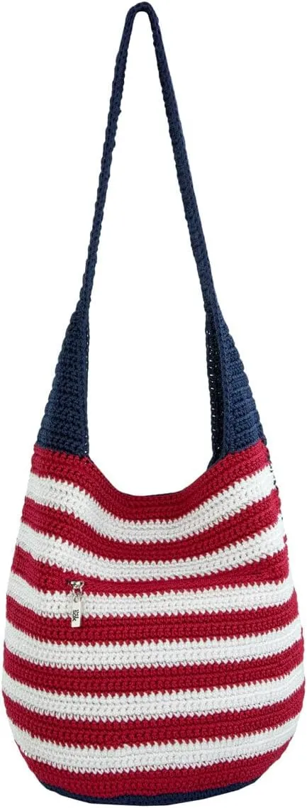 The Sak 120 Hobo Bag - Large Women's Purse & Shoulder Bag - Handbag With Back Zipper Pocket and Magnetic Snap Closure