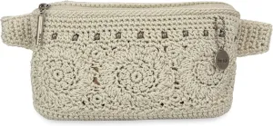 The Sak Caraway Small Belt Bag Purse - Hand Crochet Women's Handbag for Everyday & Travel - Mini Waist Bag Fanny Pack With Adjustable Strap and Zip Closure