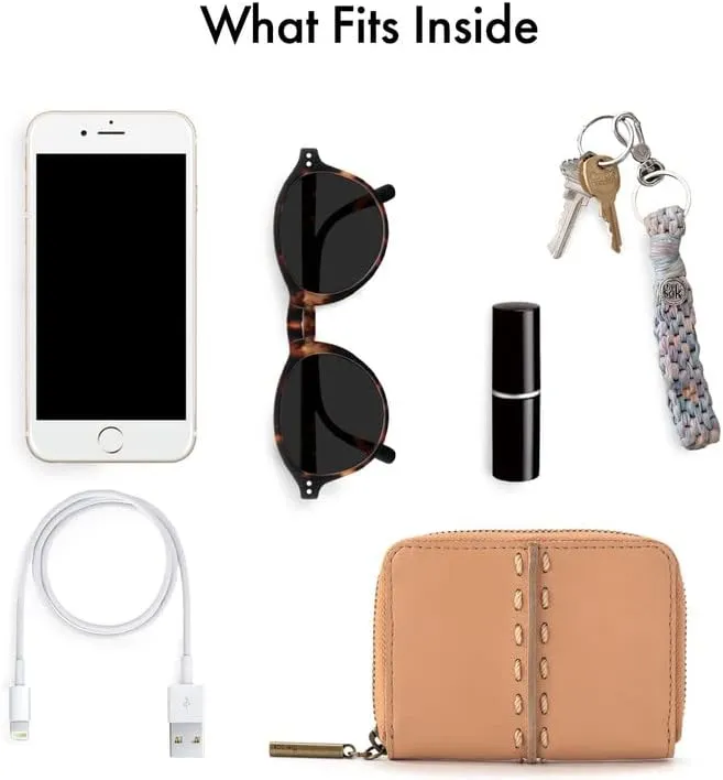 The Sak Ivy Drawstring Bucket Bag in Leather, Convertible Purse with Crossbody Strap