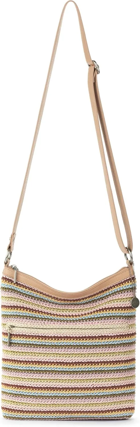The Sak Lucia Crossbody Purse - Hand Crochet Women's Handbag for Everyday & Travel - Cross Body Bag With Zipper Pockets